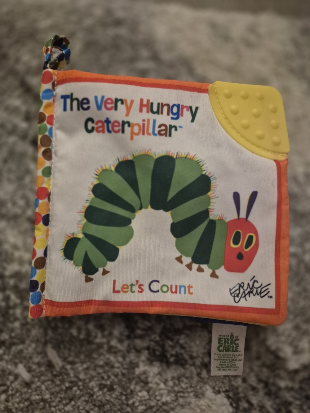 The Very Hungry Caterpillar "Let's Count" Crinkle Baby Book